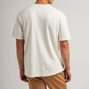 T-shirt en coton biologique pour homme personnalisé, vêtements décontractés écologiques de qualité supérieure, fabricant de vêtements OEM ODM, usine de vente en gros - Product Image 2