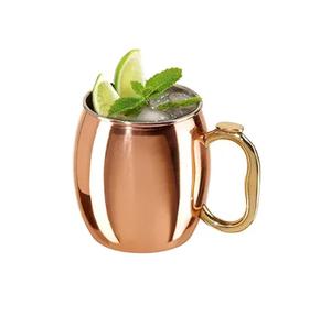 Juego de 4 tazas Moscow Mule, taza de cobre con patrón de piedra galvanizada, revestimiento de acero inoxidable 304, perfecta para vino y cerveza - Product Image 2