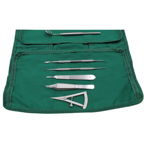 Ensemble d'instruments ophtalmiques en acier inoxydable pour hôpital, micro-pinces manuelles, ciseaux, porte-aiguilles, kit autoclavable réutilisable - Product Image 5