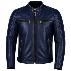 Veste en cuir de moto de style motard de qualité supérieure, veste de moto en cuir véritable, veste de protection pour motards de rue et de tourisme - Product Image 1
