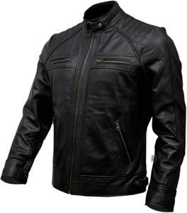 Trending High Performance Men Leather <b>Biker</b> <b>Jacket</b> 2026 Genuine Leather Motorcycle <b>Jacket</b> Supplier - Product Image 2