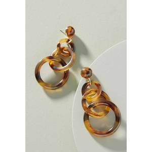 Elegant Handcrafted <b>Resin</b> Fashion Earrings Durable Crystal <b>Jewellery</b> for Party Wear - Product Image 6