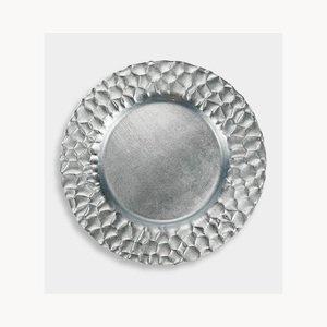 Premium Metal Eco-Friendly Modern Round Charger <b>Plate</b> with Customized Color & Logo for Hotel and Restaurant Use - Product Image 2