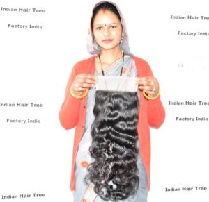 Extensions de cheveux humains indiens 6x6 de haute qualité, bouclés, couleur naturelle, non traités, cuticules alignées, fabriqués par des fabricants de confiance. - Product Image 6