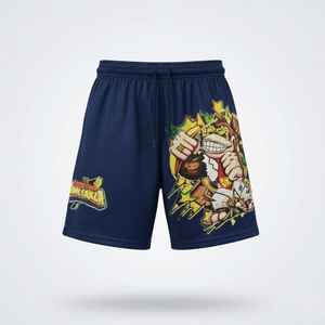 Heavyweight 220 GSM Double <b>Layer</b> Mesh Shorts Custom Printed Embroidered Logo Graphic Streetwear Mesh Shorts Men's Shorts - Product Image 5