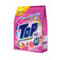 Détergent à lessive en poudre parfum floral TOP 2,1 kg pour vêtements, avec fraîcheur éclatante et puissance de nettoyage en profondeur, Modèle 0 Malaisie