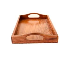Élégant plateau de service en bois moderne de style vintage, assiette à dîner de qualité faite à la main, ustensiles de cuisine avec logo personnalisé - Product Image 5