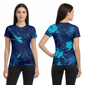 Camiseta Deportiva de Manga Corta para Yoga, Fitness y Running, Diseño Estampado Completo, Secado Rápido y Transpirable, para Hombre y Mujer - Product Image 3