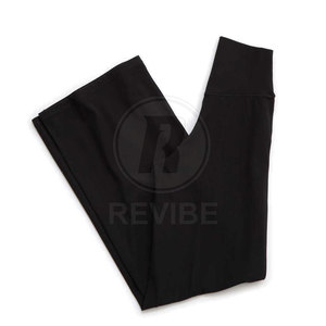 New Style Custom Made Yoga Mid Waist <b>Flare</b> <b>Legging</b> with Customized Colors & Sizes Spandex/Polyester High Quality Made Pakistan - Product Image 5