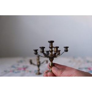 Candelabro de Latón de 3 Brazos, Estilo Vintage, Decoración para el Hogar, Portavelas de Metal Resistente, Directo de Fábrica - Product Image 4