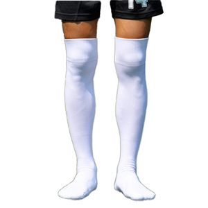 Wholesale Custom Football Soccer <b>Socks</b> Anti-Slip Crew High Knitted 100% Polyester Breathable Anti-Bacterial Autumn - Product Image 1