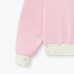 Custom Brand Women's Mockneck Pullover Sweatshirt Fleece Fabric Eco-Friendly Polyester/Cotton Breathable Anti-Wrinkle Front - Product Image 3