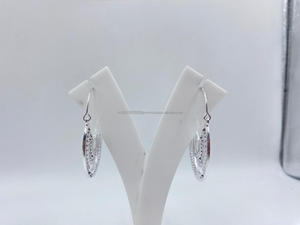 Pendientes de Plata de Ley 925 hechos a mano, chapado en oro, joyería religiosa delicada, Accesorio clásico perfecto para fiesta de boda para mujer - Product Image 2