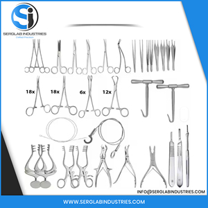 Juego de 34 Instrumentos Quirúrgicos Manuales de Acero Inoxidable de Alta Calidad para Craneotomía Espinal, Aprobado por CE e ISO, Herramientas de Neurocirugía - Product Image 6