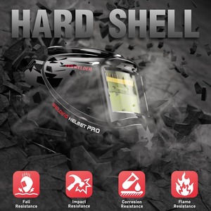 Casco de Soldadura Oscurecible, Bloqueo de Luz Azul, Capucha de Soldadura con Energía Solar de Color Verdadero 1/1/1/1 con 2 Sensores de Arco - Product Image 5