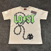Camiseta de Hombre Personalizada con Serigrafía, 100% Algodón de Punto Grueso, Transpirable, de Secado Rápido, 300gsm, Manga Corta, Corte Holgado, Color Sólido