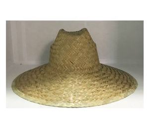 หมวกสานจากหญ้าทะเลทรงปีกกว้างแบบทำด้วยมือหมวกฟางชายหาดและหมวกสวนไม้ไผ่สำหรับฤดูร้อน - Product Image 3