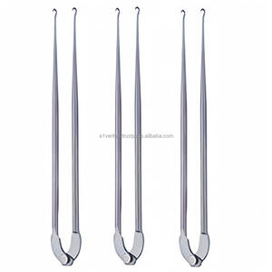 Instrumento Retractor Manual Reutilizable A-1 VERITAS Humby de 11.5 cm con Gancho Giratorio de Doble Piel y 2 Puntas - Product Image 5