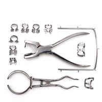 Pinces de contention dentaire en acier inoxydable léger et de haute qualité, 11 pièces, instruments chirurgicaux réutilisables, kit dentaire pour endodontie