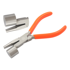 Pince à boucler Wrap N Tap en acier inoxydable de 19 mm avec poignées en PVC à ressort pour la fabrication de bijoux, les loisirs créatifs, les circlips, le sertissage OEM et la pêche - Product Image 1
