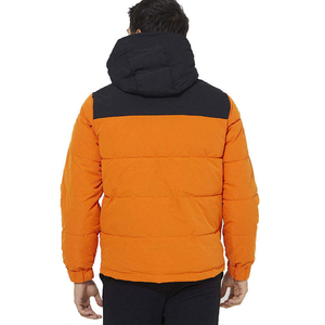 Wholesale Custom Men's Winter <b>Waterproof</b> <b>Padded</b> Puffer Jacket High Quality Breathable Regular Fit Color Blocking Puffer Jacket - Product Image 2
