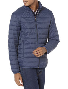 Fully Customized <b>Men's</b> <b>Waterproof</b> Canvas Puffer <b>Jackets</b> Polyester Wadding Filled <b>Winter</b> DDP Shipping - Product Image 2