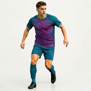 Vente en gros – Maillot de football/soccer extérieur pour homme, saison 2026/27, en polyester respirant, écologique, design personnalisé - Product Image 3