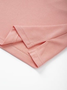 High Quality Mesh Shorts For Gym Workout Wear Men's Solid Pink Mesh Shorts With Drawstring Waist Quick Dry Bermuda Length Casual - Product Image 5