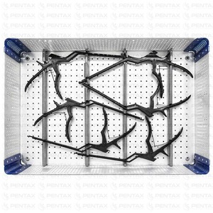 Juego de Instrumentos Quirúrgicos Espinales Manuales Mínimamente Invasivos para la Columna Vertebral Lumbar Posterior, Acero Inoxidable Alemán de Grado Hospitalario, CE Pentax - Product Image 4