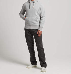 Sudadera con Capucha Personalizada para Hombre, Gris, de Felpa, Corte Holgado, de Algodón, Estilo Cuadrado, Relajado, Suave y Reversible - Product Image 1