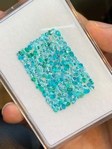 Tourmaline bleue Paraïba de laboratoire, taille fantaisie, pierre précieuse en vrac pour la fabrication de bijoux, tourmaline couleur Paraïba taillée - Product Image 2