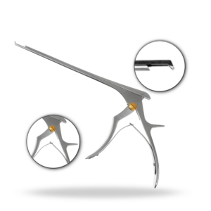 Rongeur Kerrison à ouverture large avec plaque fine, 8 pouces (200 mm), instrument chirurgical neuro-spinal pour la coupe osseuse et la laminectomie - Product Image 1