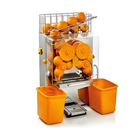 Automatische sapcentrifuge van roestvrij staal 304 met motor 120W, 20 sinaasappels/min, voor restaurant en café
