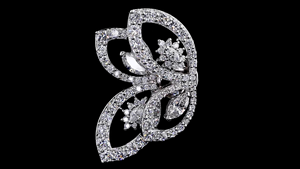 Élégantes boucles d'oreilles clous en or massif 14 carats, inspirées des papillons, avec diamants de laboratoire taille marquise, idéales pour mariages, soirées et cadeaux de luxe - Product Image 4