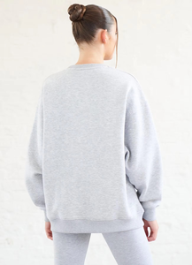 Sudadera con capucha de punto de algodón extragrande para mujer, estilo informal de primavera para gimnasio, con estampado de logo, talla grande - Product Image 2