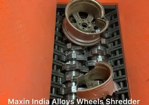 Trituradora de Residuos de Doble Eje de Alta Productividad para Llantas de Aleación, Trituradora de Chatarra Metálica de 1000-2000 Kg/Hr20 - Product Image 3