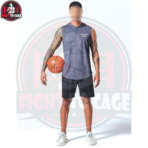 Lot de 3 débardeurs à capuche sans manches pour hommes, idéal pour l'entraînement, en tissu de qualité supérieure, vêtements de sport athlétiques, prix de gros - Product Image 5