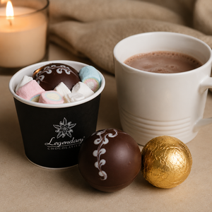 OEM Product <b>Chocolate</b> Bomb Filled With Marshmallow In Custom Box Packaging For Wholesale Distribution - Product Image 4