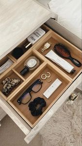 Multi Size Wooden <b>Drawer</b> Organizer Tray for Jewelry Cosmetics Kitchen <b>Tools</b> and Office Storage - Product Image 2