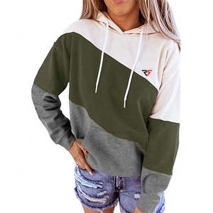 Sudaderas con capucha de tres tonos para mujer, fabricación de Pakistán, ropa informal, sudaderas con capucha lisas de gran calidad para mujer - Product Image 1