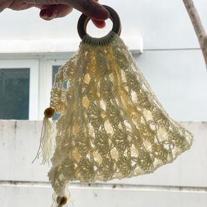 Cesta de Pared de Macramé JNC para Frutas y Verduras, Organizador de Cocina - Product Image 1
