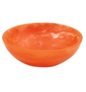 Bol en résine artisanal avec motif en résine et motif tourbillon aquatique, utilisé pour contenir des salades, des confitures et de la crème glacée, provenant d'Inde. - Product Image 1