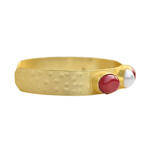 Stone Bangle Cuff Gold plated fashion jewelry <b>bracelets</b> - Product Image 3