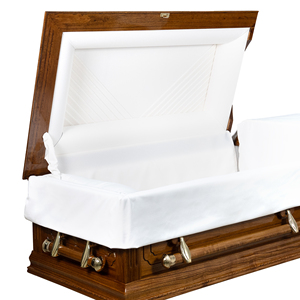 Cercueils funéraires en bois dur de style nord-américain de haute qualité Regina Urnes en bois DLP Fabricant direct Vente en gros Nouvelle arrivée - Product Image 4