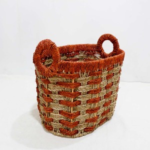 Cesta Organizadora de Juguetes y Ropa de Fibra Natural de Seagrass con Asas Integradas - Product Image 1