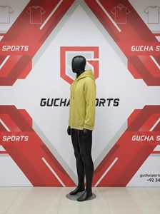 เสื้อฮู้ดดี้สีพื้นพรีเมียม ผ้าฟลีซเนื้อนุ่ม ทรงโอเวอร์ไซส์สำหรับทุกเพศ กระเป๋าจิงโจ้ ฮู้ดปรับได้ ตะเข็บทนทาน - Product Image 3