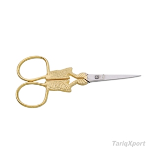 Ciseaux à cuticules professionnels en acier inoxydable, lame incurvée et aiguisée, pour droitiers, logo personnalisé, outil de manucure et de soin des ongles pour usage en salon - Product Image 3