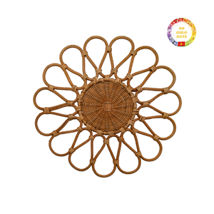 Natural <b>Rattan</b> Charger Plate | Round Handmade Placemat | <b>Dining</b> <b>Table</b> Mat Bulk Export - Product Image 6