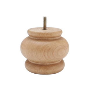 Patas Decorativas de Madera Dura para Sofá, Patas Resistentes de Madera Sólida para Muebles de Sala, Sofá de Dos Plazas, Cama y Gabinetes - Product Image 1