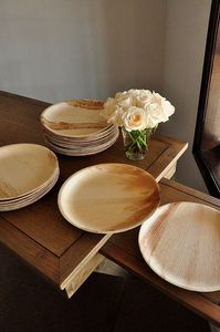 Platos Desechables Cuadrados de Hoja de Palma Compostables y Sostenibles, Vajilla Natural de Cáscara de Areca para Restaurante o Uso Doméstico - Product Image 2